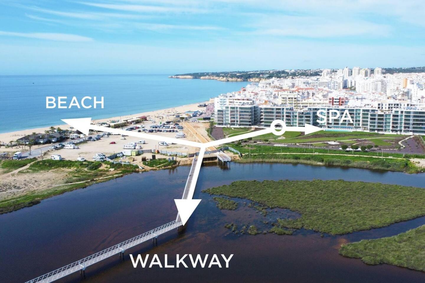 Bayline- Beachfront And Pool Armação de Pêra المظهر الخارجي الصورة